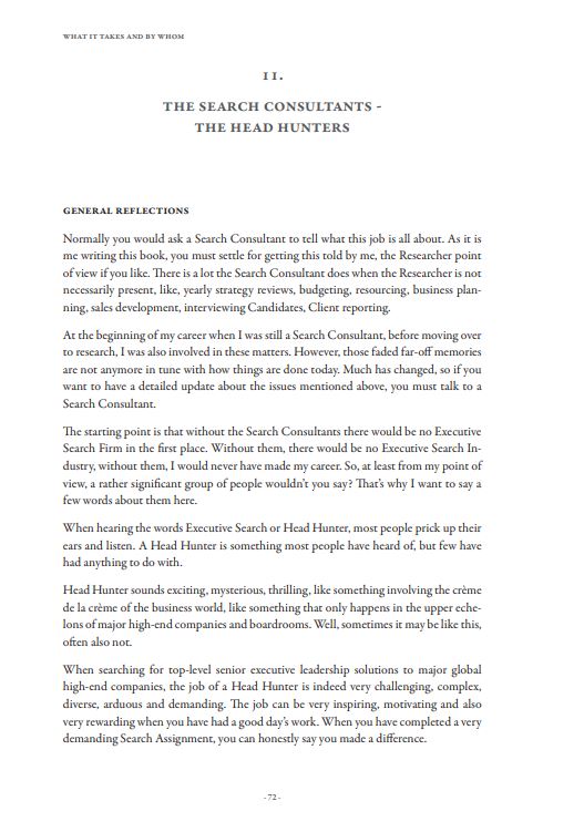 The search consultants - the head hunters The search consultants the head hunters, cover picture